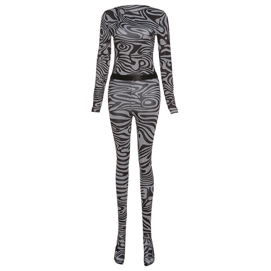 Zebra Printed Set
