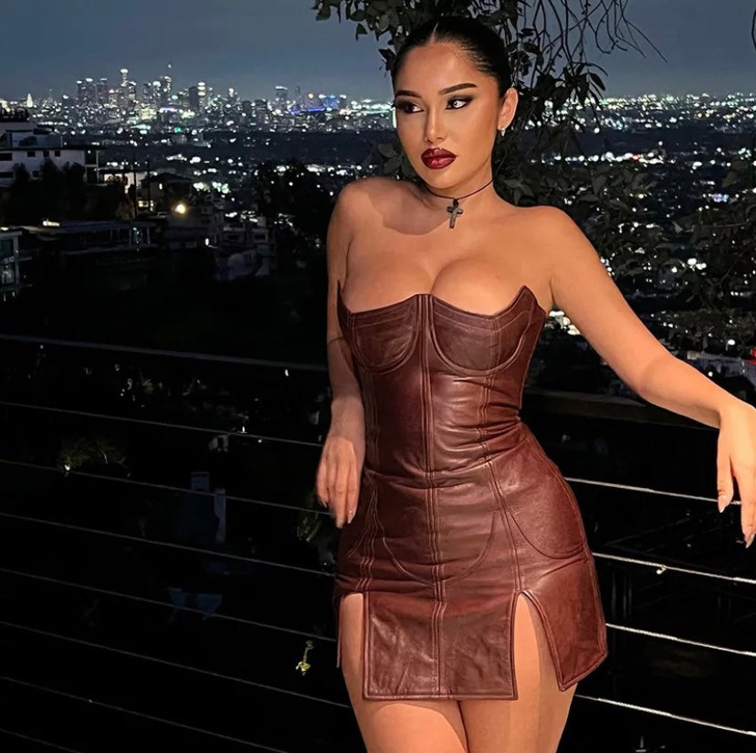 Leather Girl Dress