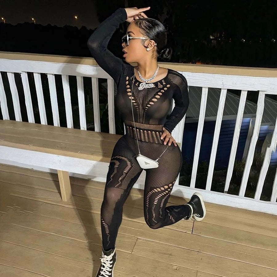 Painted On Jumpsuit