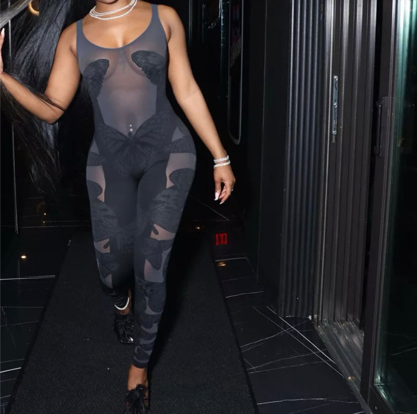 Dark Butterfly Jumpsuit