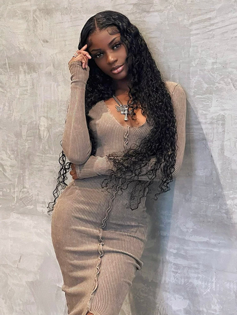 Knit fit Dress