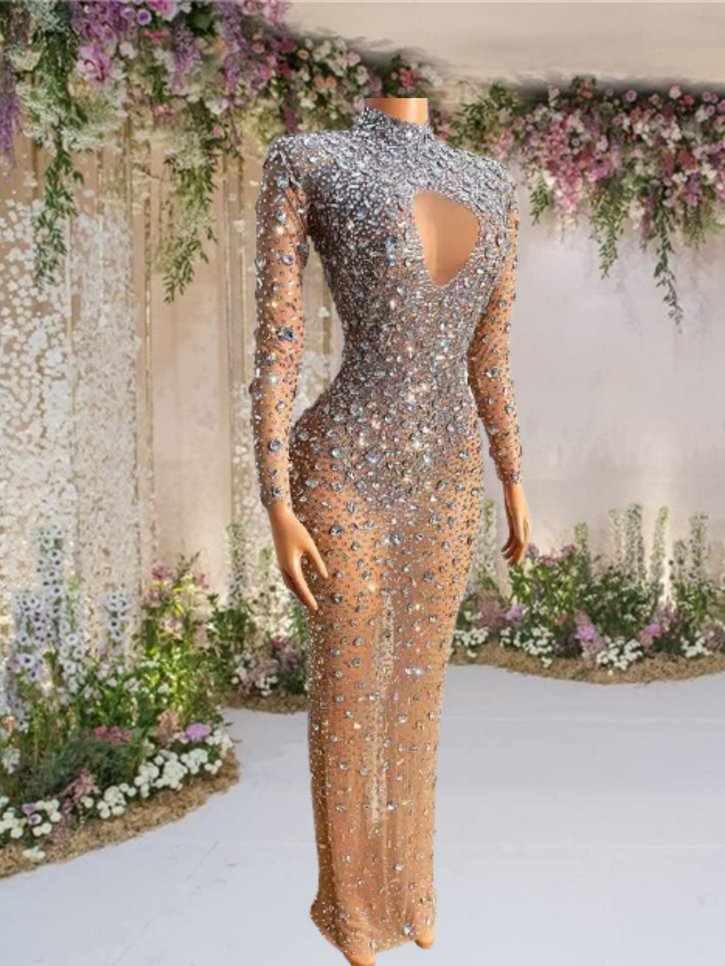 Pristine Crystal Gown