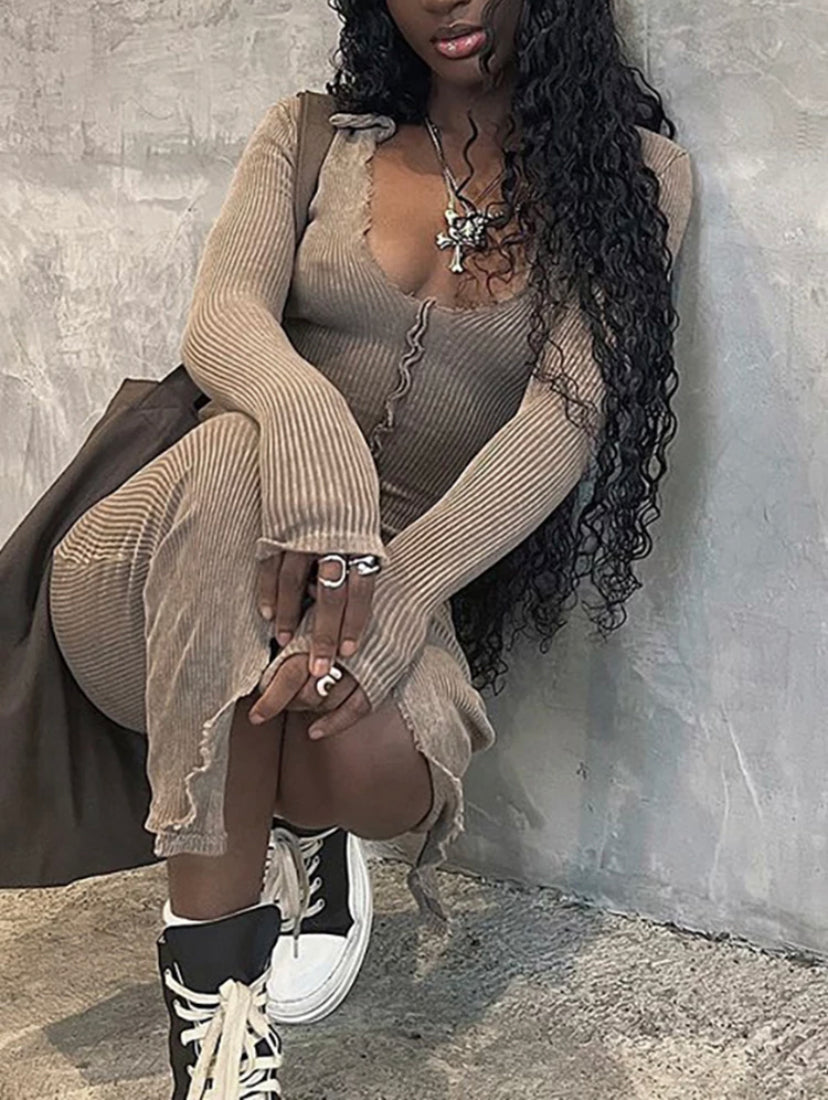 Knit fit Dress