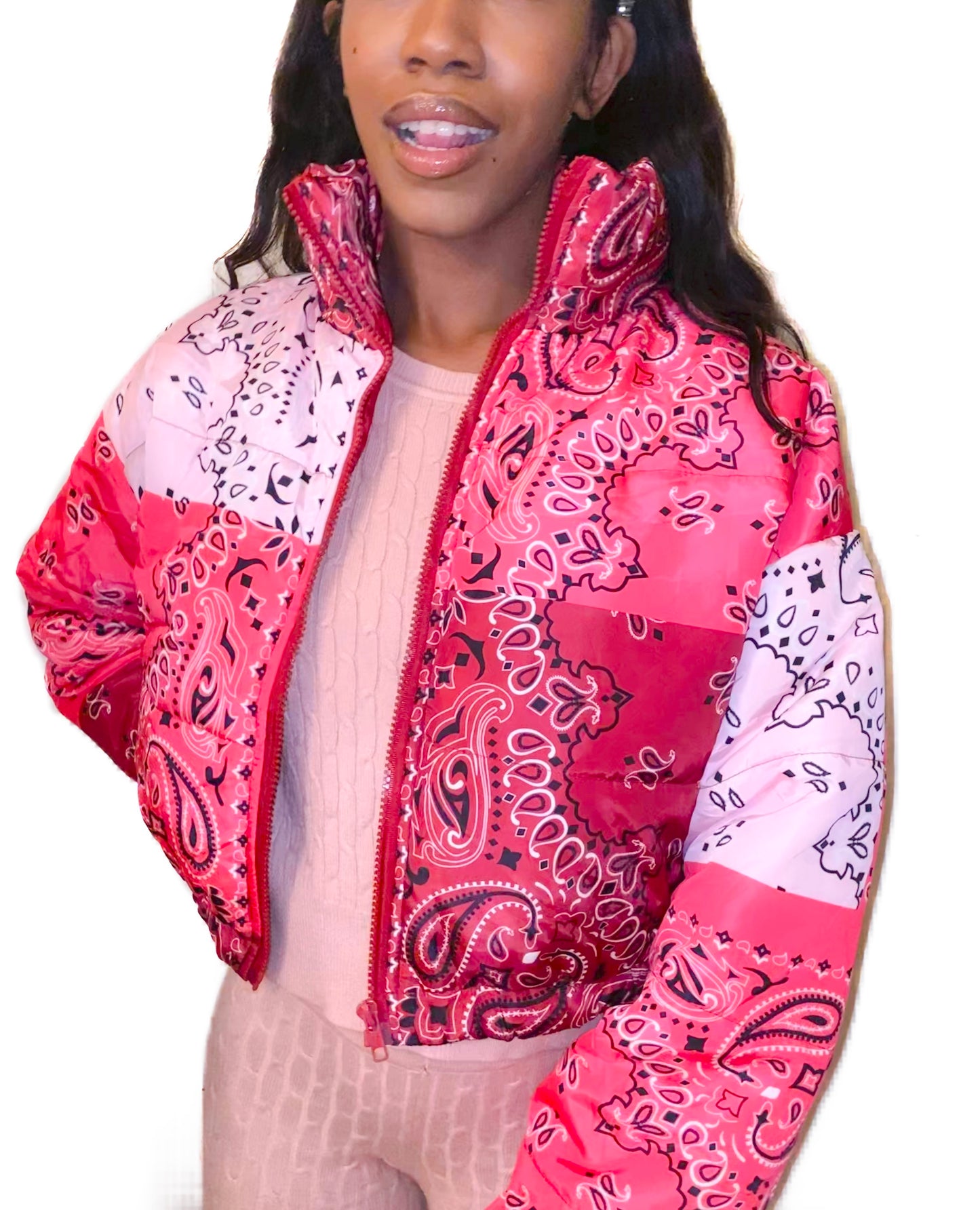 The Bandit Puffer (Rose)