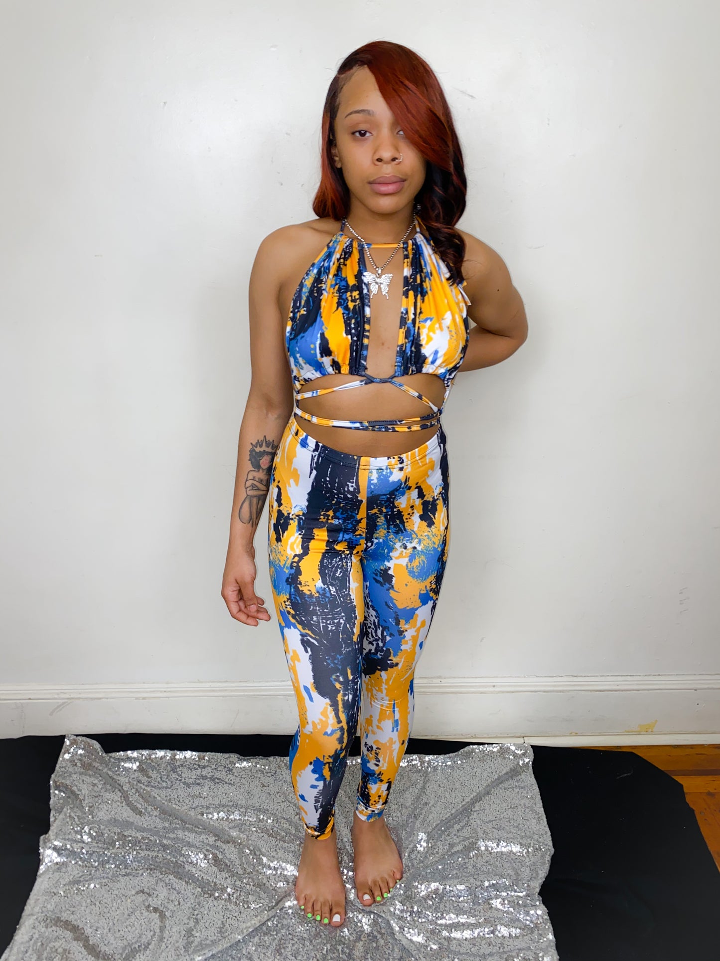 Tropics Jumpsuit (Yellow)