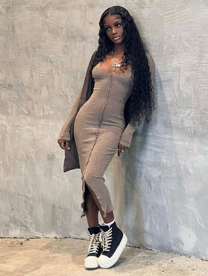 Knit fit Dress
