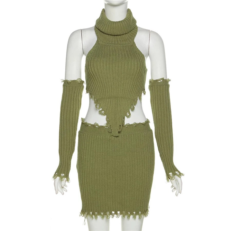 Due Diligence 4-piece Skirt Set