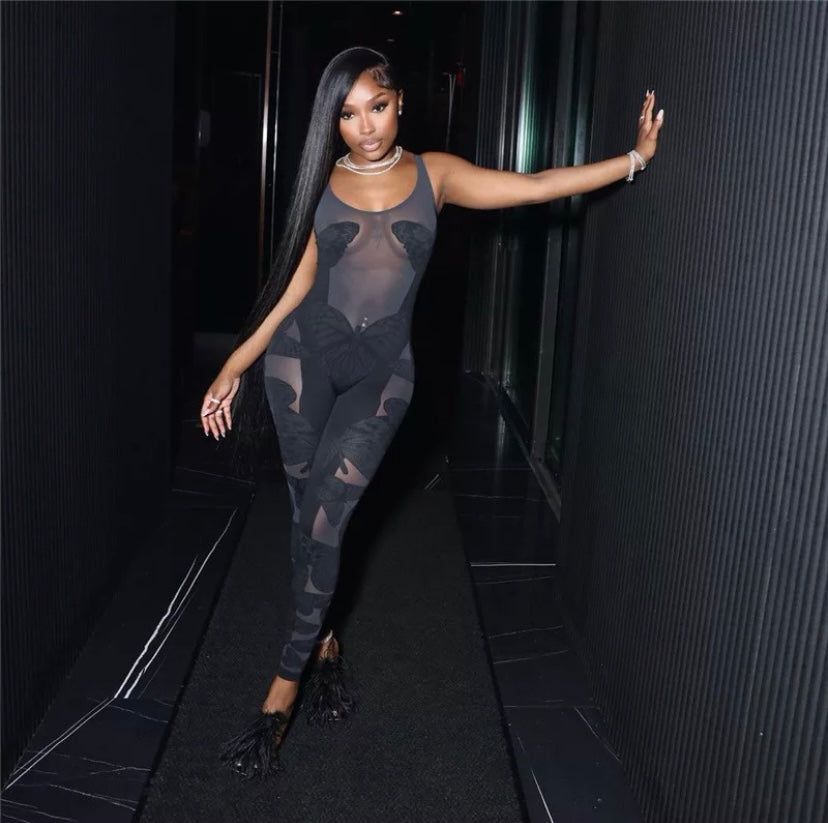 Dark Butterfly Jumpsuit