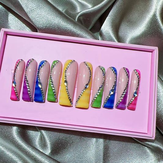 Rainbow Glow Nail Set