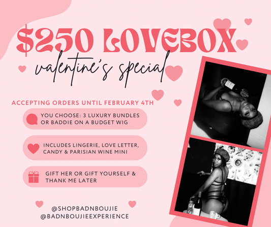 $250 LOVEBOX: Baddie On a Budget Wigs