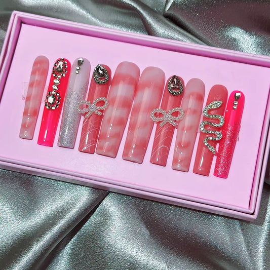 Pink Prism Nail Set