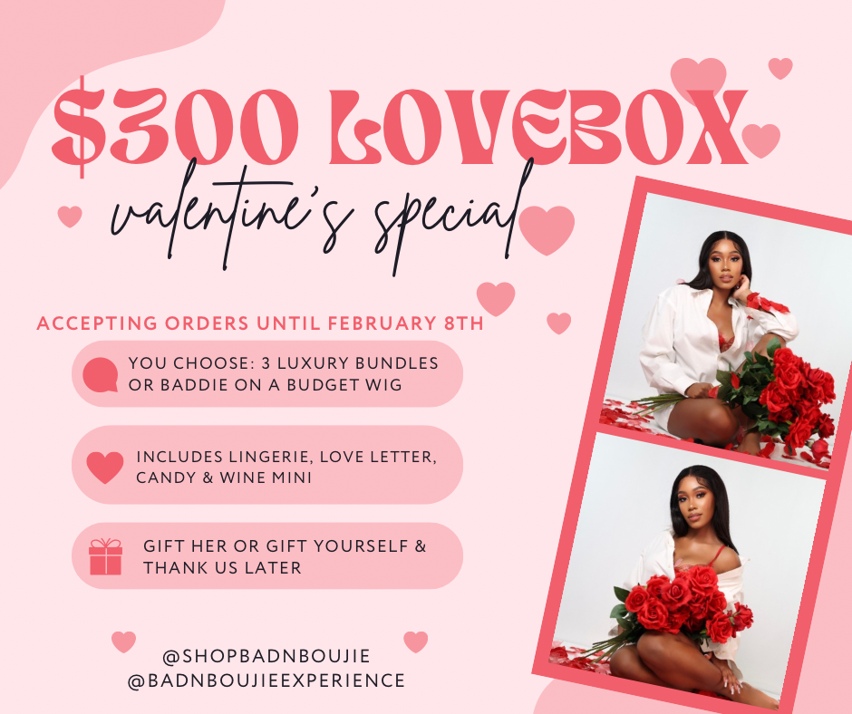 $300 Lovebox: Baddie On a Budget Wigs