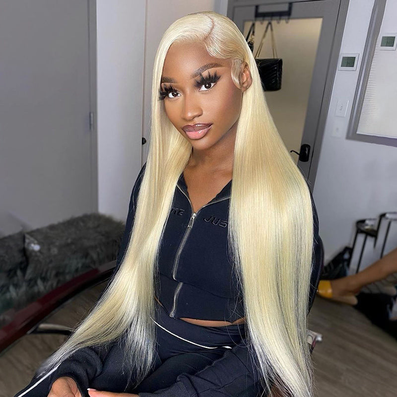 Baddie on a Budget Wig: 613 Blonde Color