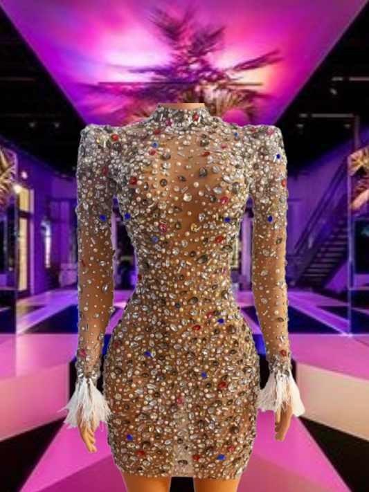 Crystal Queen Mini Dress