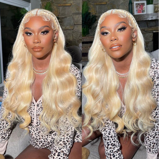 613 Platinum Blonde 3 Bundle + Closure/Frontal Box