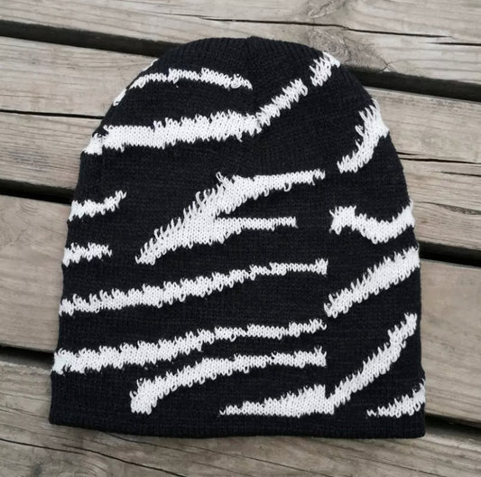 Zebra Beanie Hat