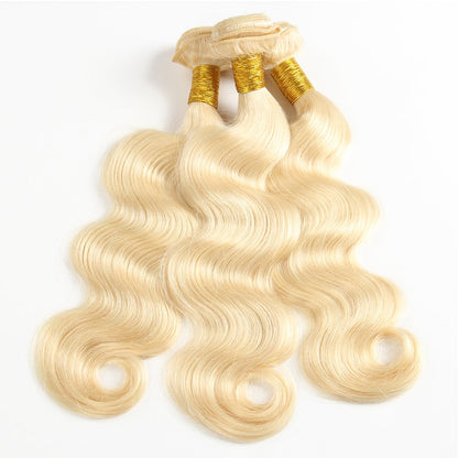 613 Platinum Blonde 3 Bundle + Closure/Frontal Box